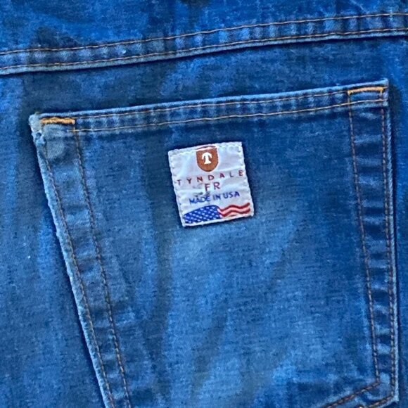 Tyndale Flame Resistant Carpenter Jeans Made in the USA 36 x 32 - Picture 7 of 11